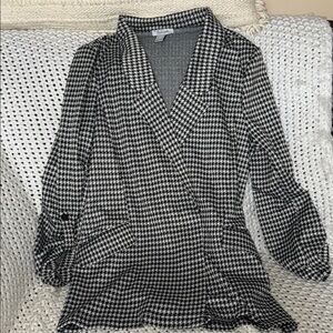 Houndstooth Blazer